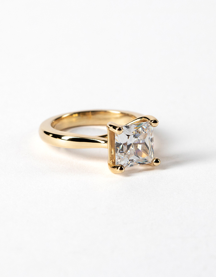 a solitaire engagement ring