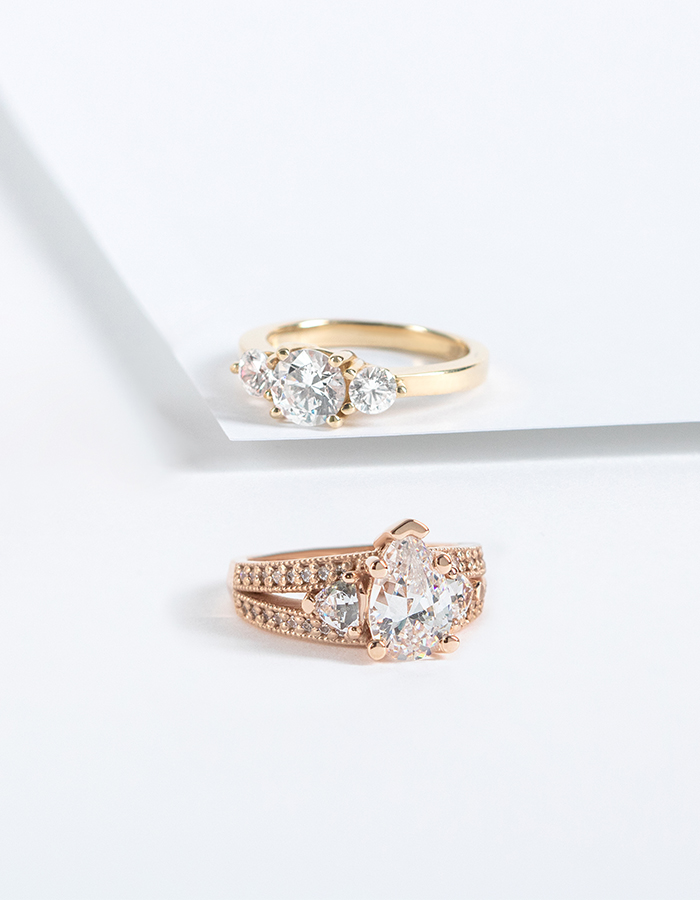 multi-stone engagement rings