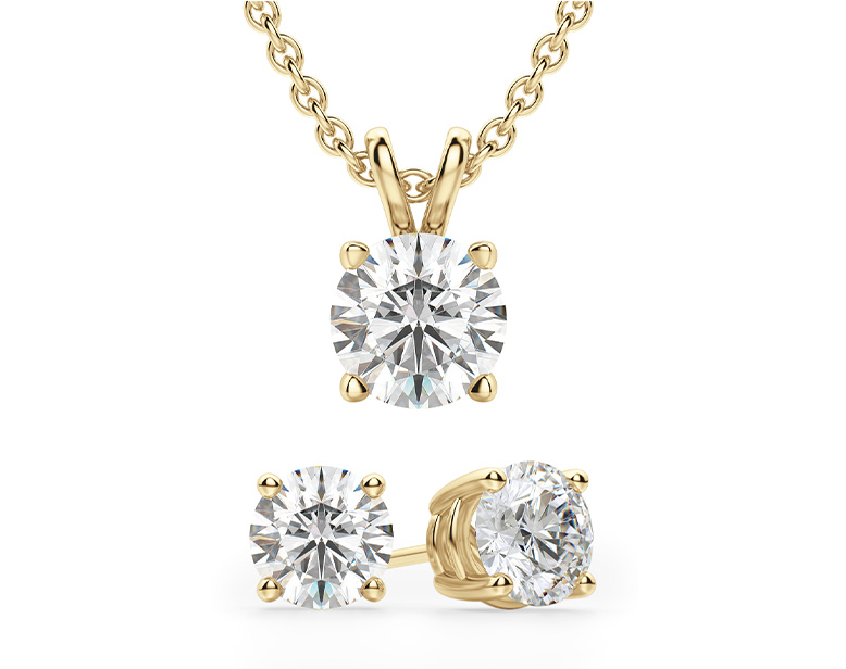 Classic Round Jewelry Set