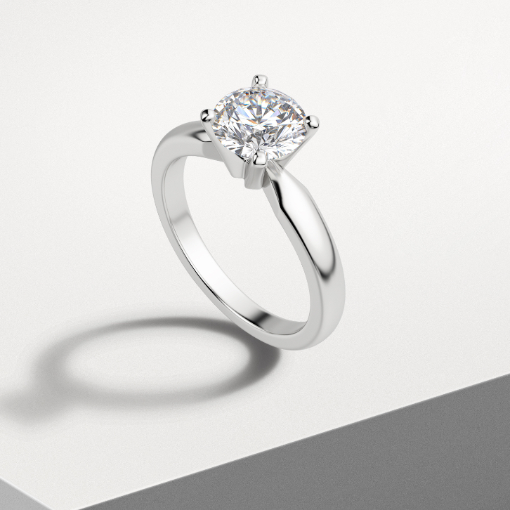 a solitaire engagement ring