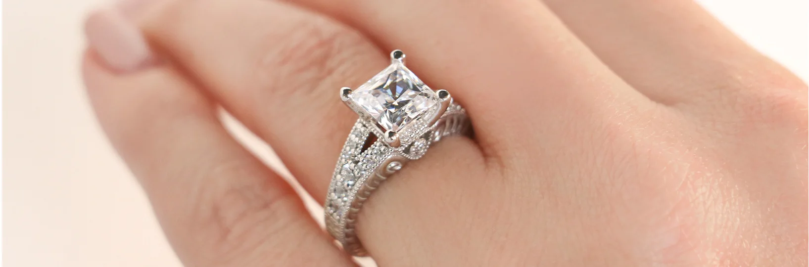 a vintage engagement ring