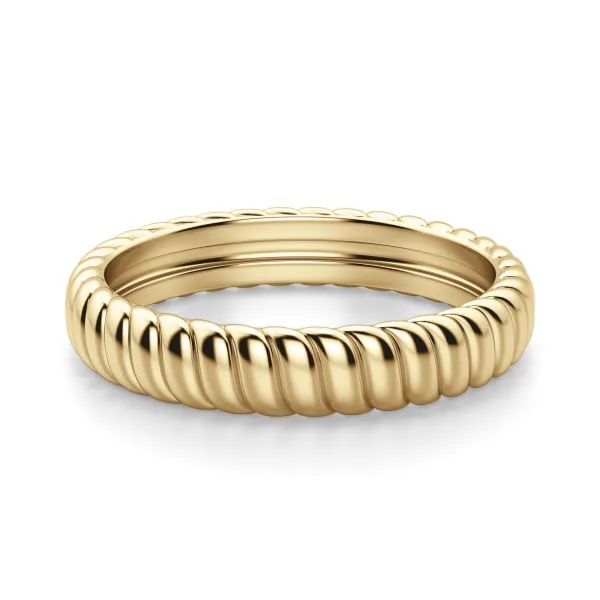 Bold Rope Wedding Band