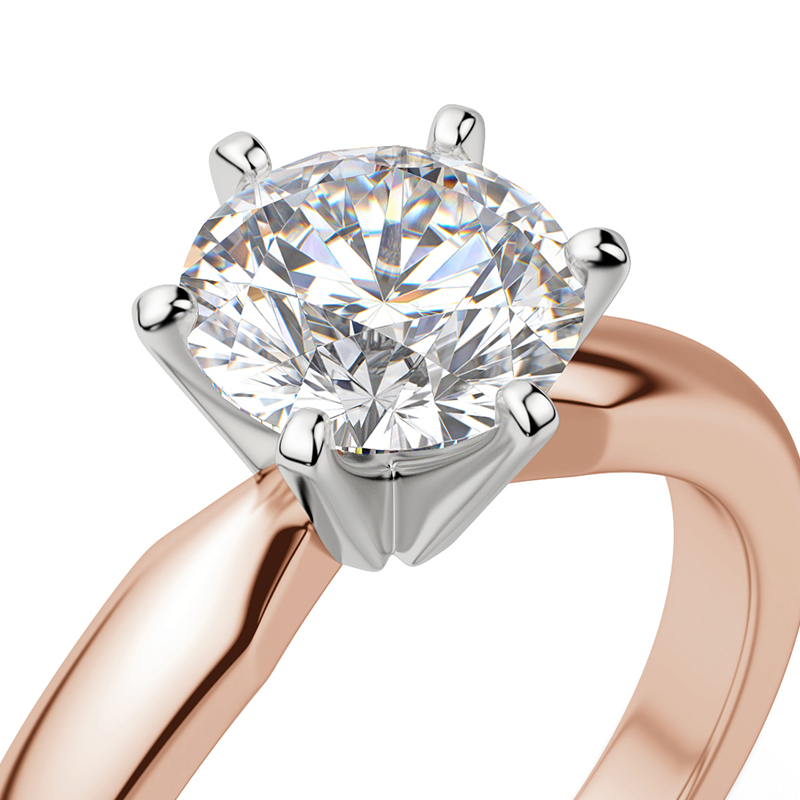 Tapered Classic Round Cut Solitaire